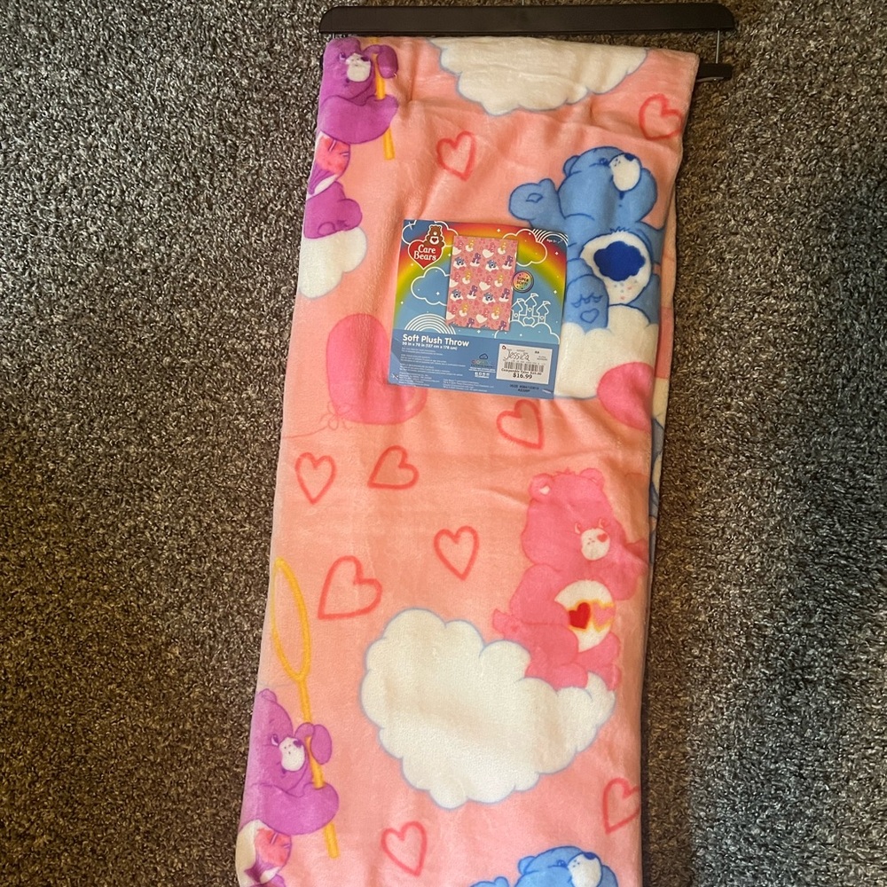 Care Bears Pink and Blue blanket